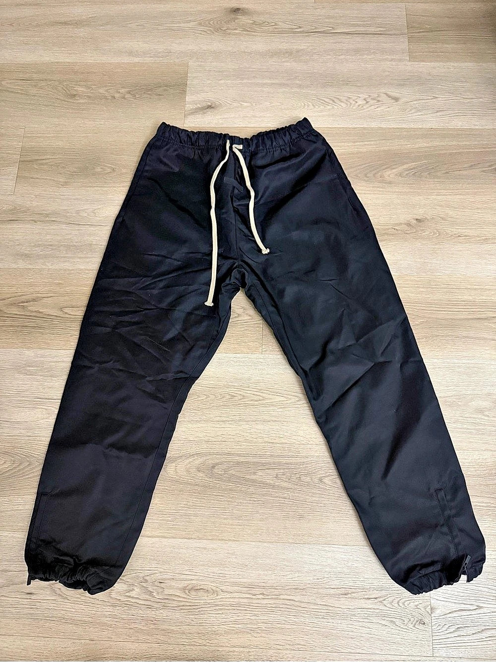 Fear of God Essentials Lined Nylon Track Pants Black